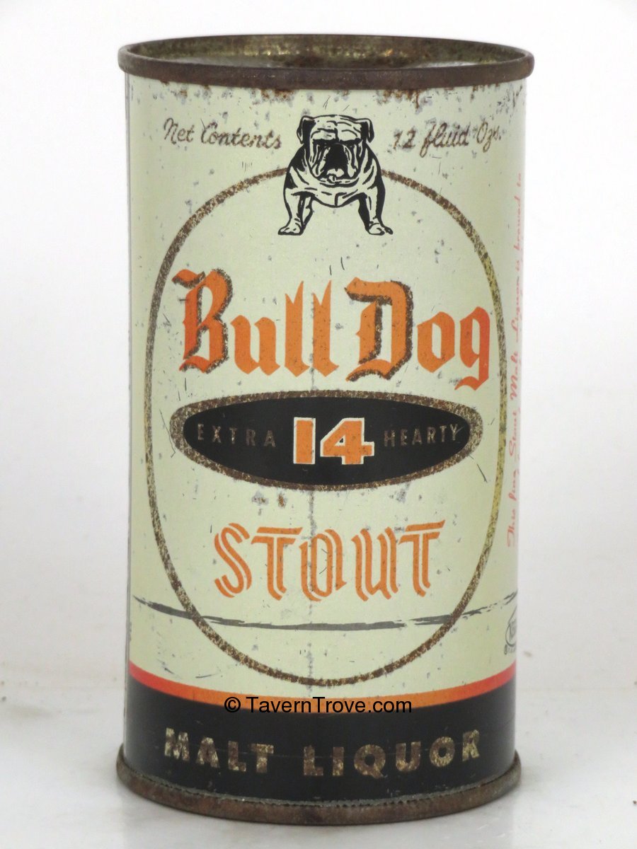 Item 29111 1956 Bull Dog Stout Malt Liquor Flat Top Can 4536