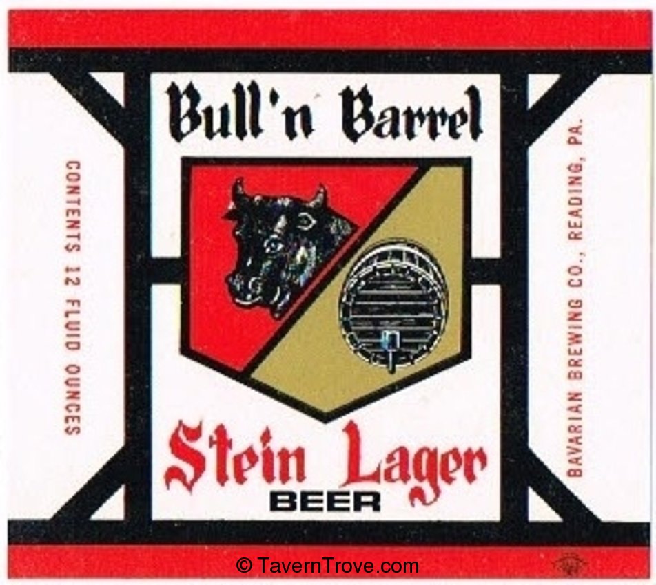 Bull'n Barrel Stein  Lager Beer