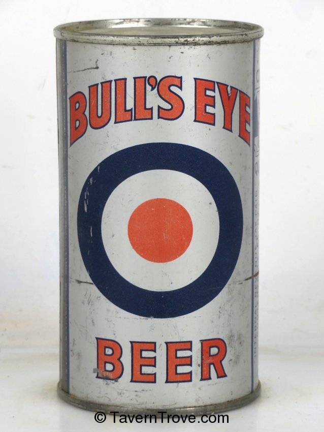 Item 97233 1938 Bulls Eye Beer Flat Top Can OI168