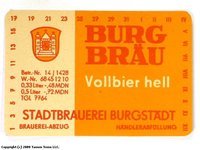 Burg Bräu Vollbier Hell