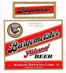 Burgemeister Pilsener Beer 