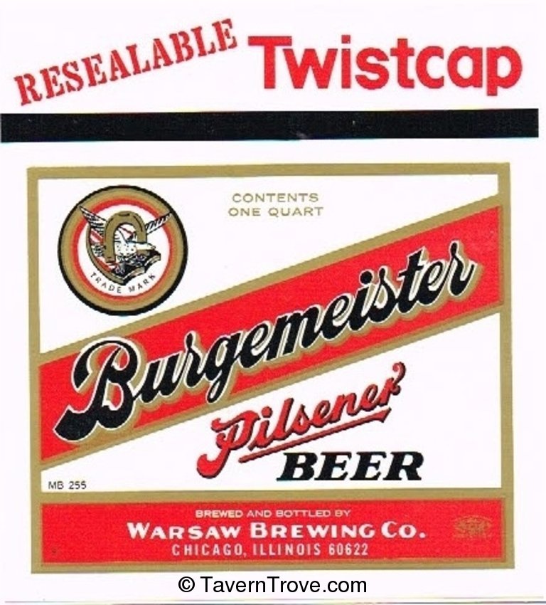 Burgemeister Pilsener Beer