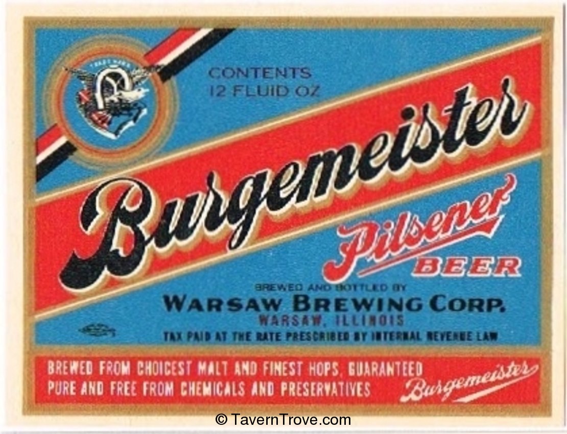 Burgemeister Pilsener Beer