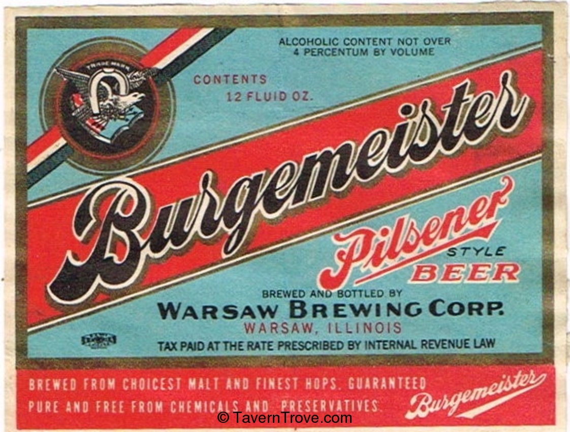 Burgemeister Pilsner Beer