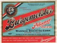 Burgemeister Pilsner Beer