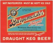 Burgemeister Pilsner Beer