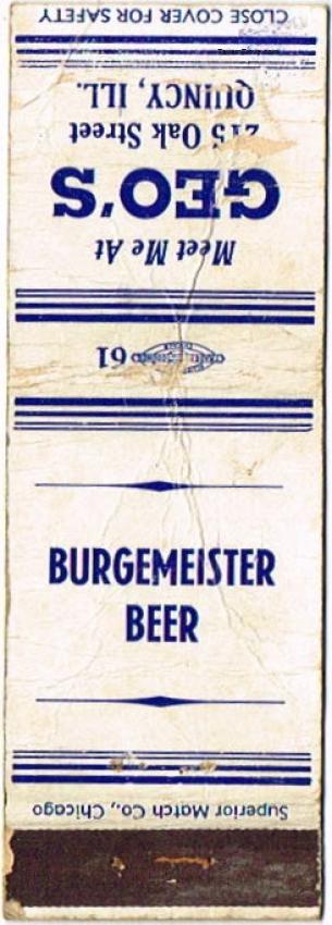 Burgemeister Pilsener Beer