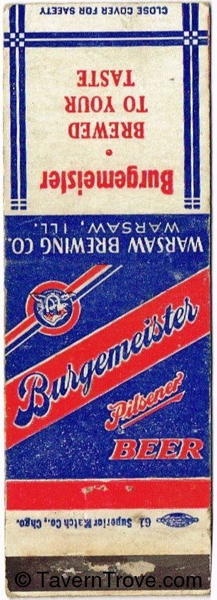 Burgemeister Pilsener Beer