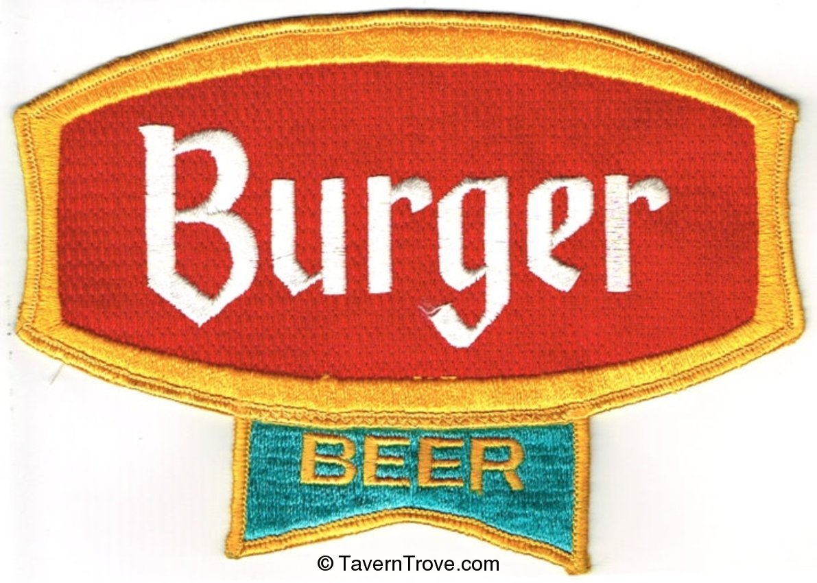 Burger Beer Back Patch