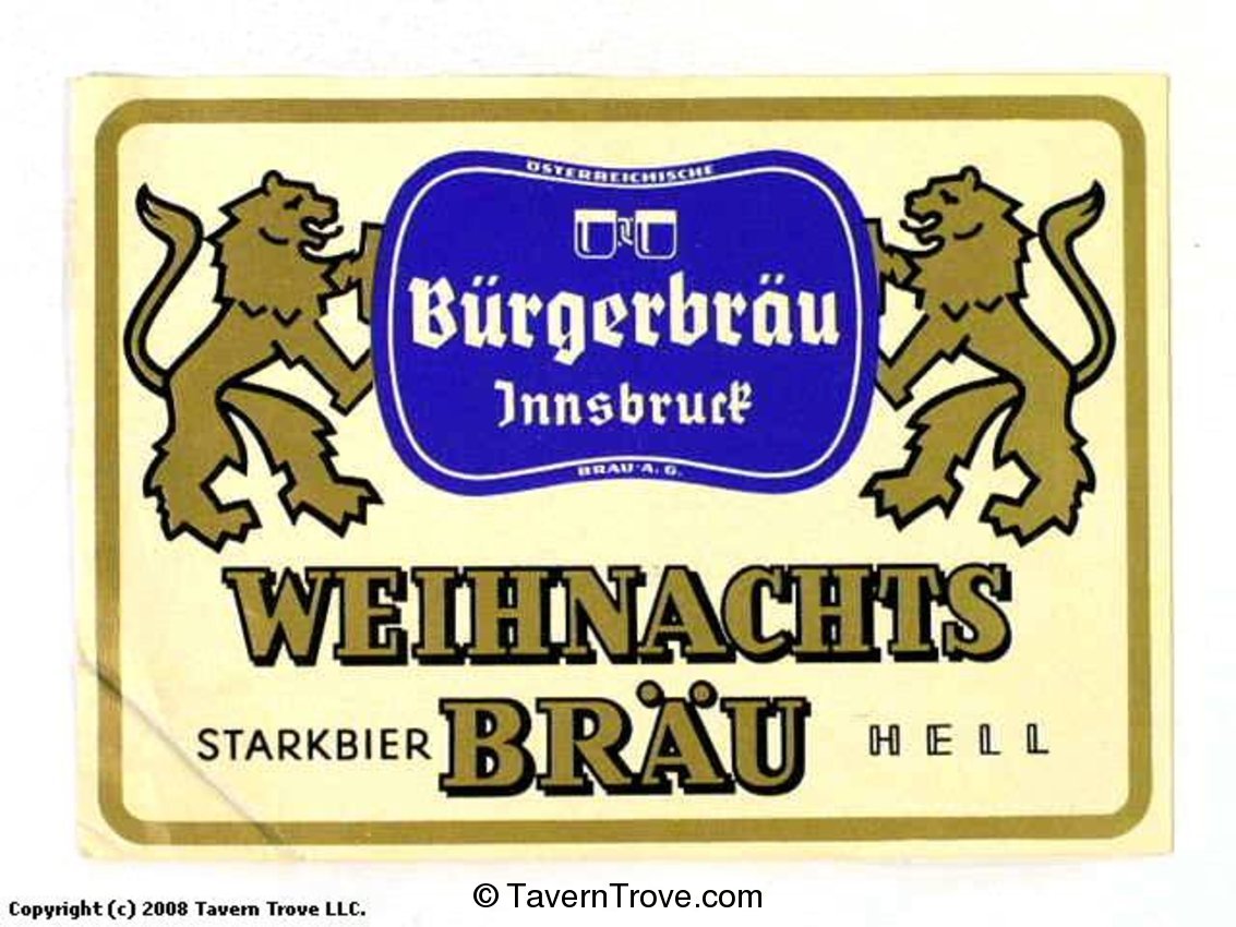 Bürgerbräu Weihnachtsbräu