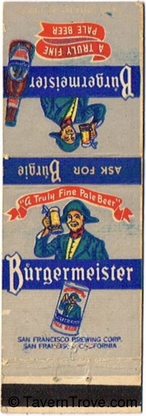 Burgermeister Pale Beer (blue reverse)