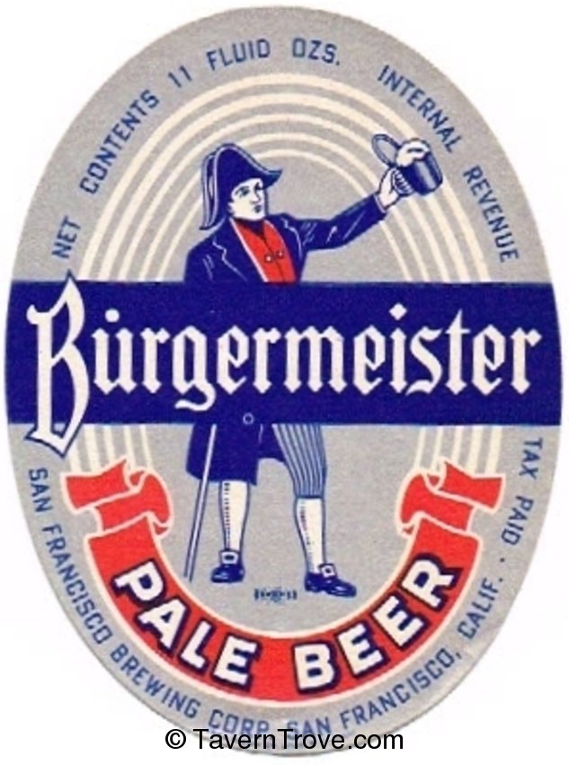 Burgermeister Pale Beer 