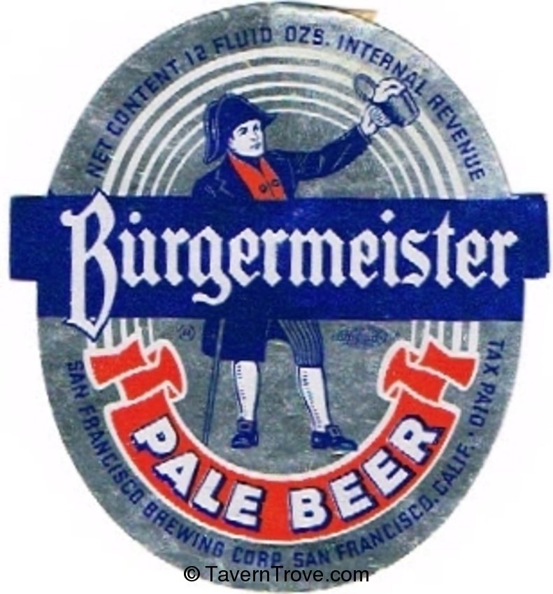 Burgermeister Pale Beer