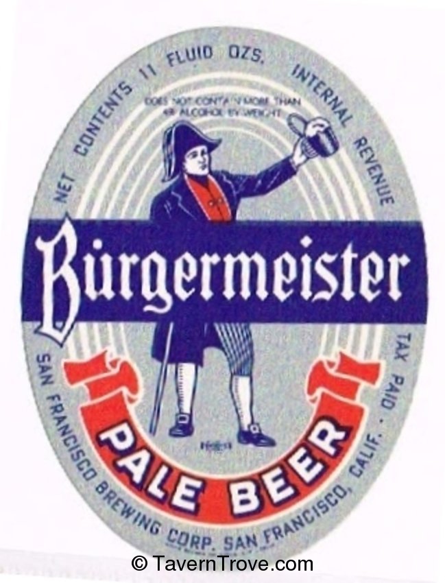 Burgermeister Pale Beer