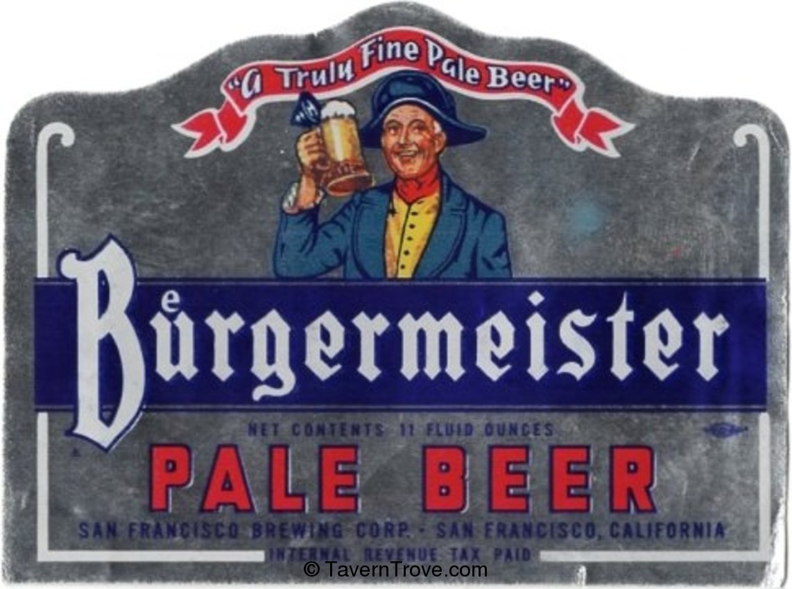 Burgermeister Pale Beer