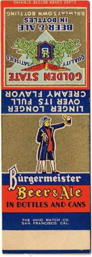 Burgermeister & Golden State Beer & Ale