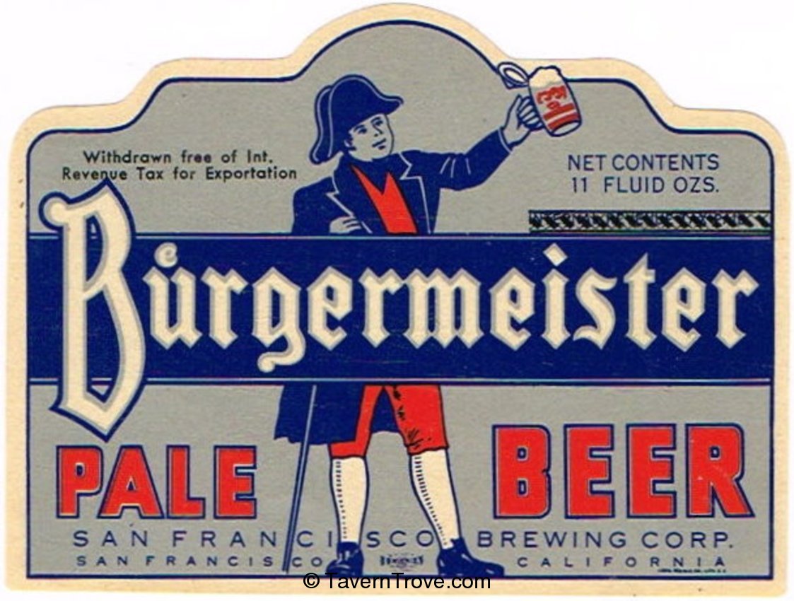 Burgermeister Pale Beer