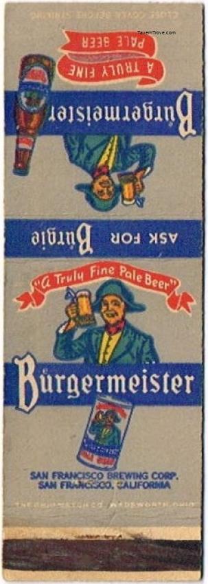 Burgermeister Pale Beer (Grey Reverse)