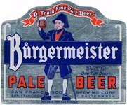 Burgermeister Pale Beer