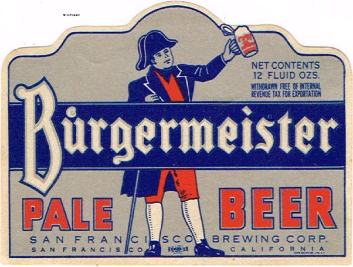 Burgermeister Pale Beer