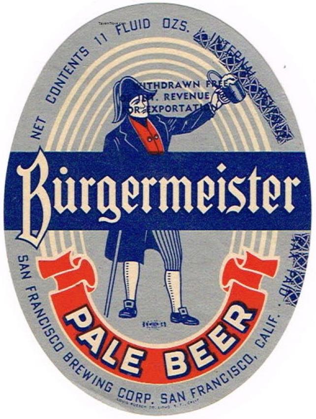 Burgermeister Pale Beer
