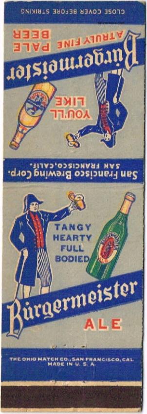 Burgermeister Pale Beer/Ale