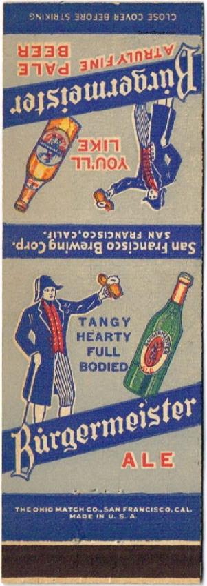 Burgermeister Pale Beer/Ale Dupe