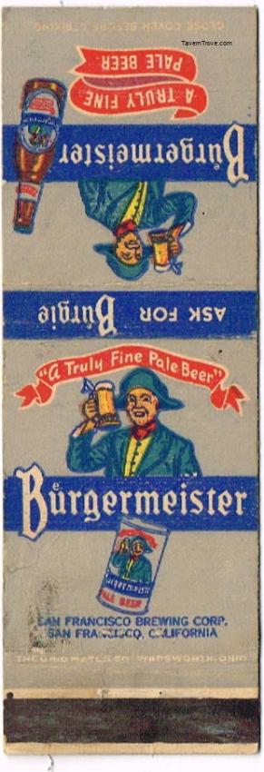 Burgermeister Pale Beer/Ale Dupe