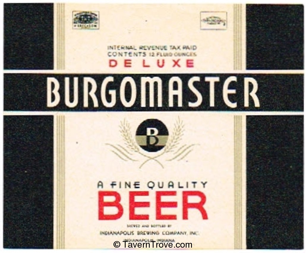 Burgomaster Deluxe Beer 
