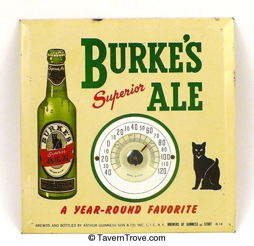 Burke's Superior Ale TOC thermometer