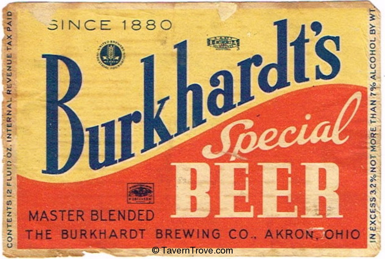 Burkhardt's Special Beer