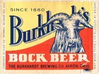 Burkhardt's Bock Beer