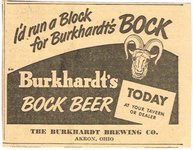 Burkhardt's Bock Beer