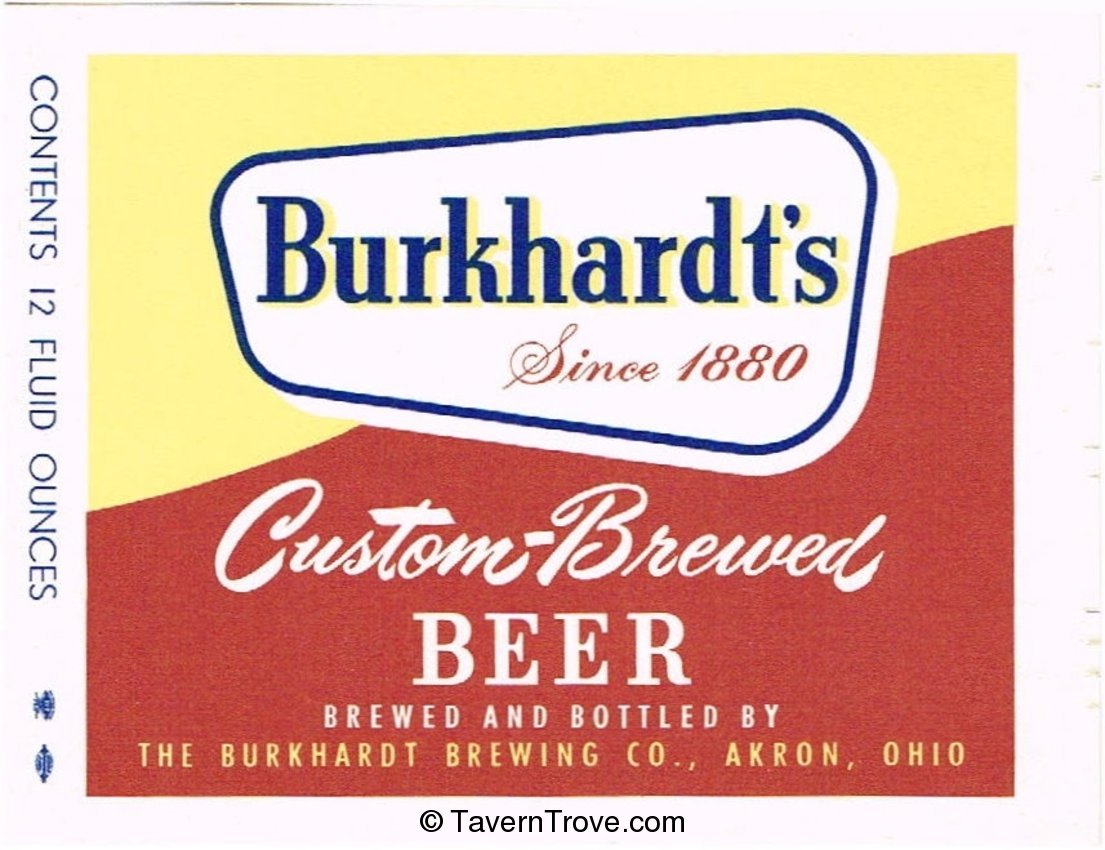 Burkhardt's Custom-Brewed Beer