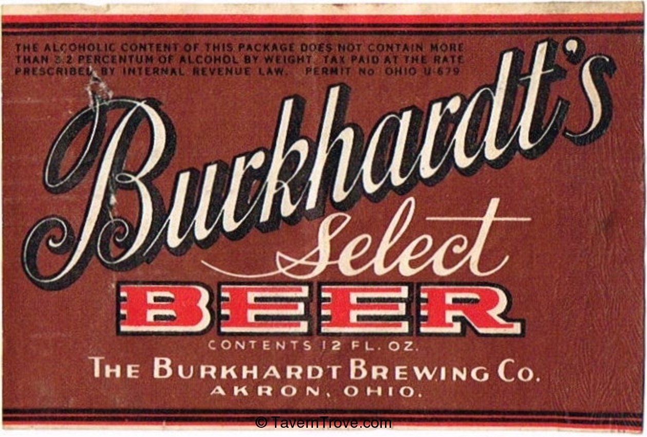 Burkhardt's Select Beer