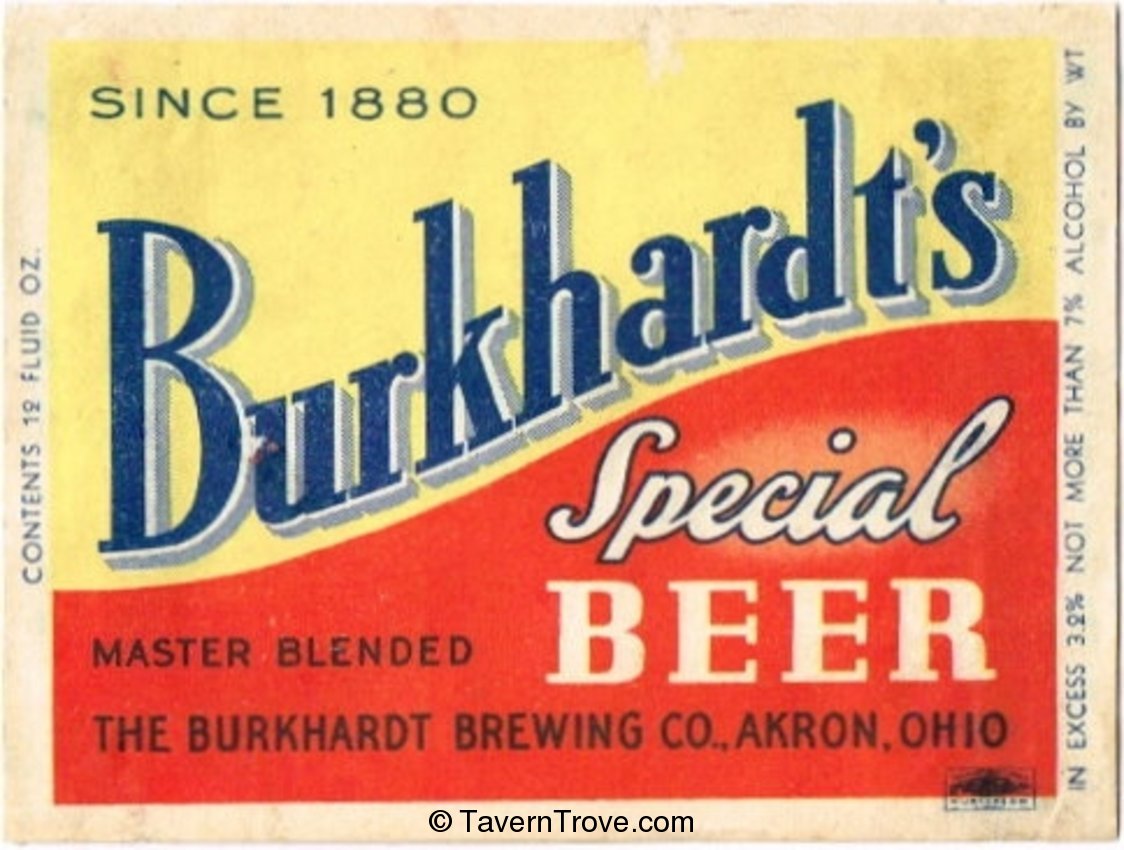 Burkhardt's Special Beer
