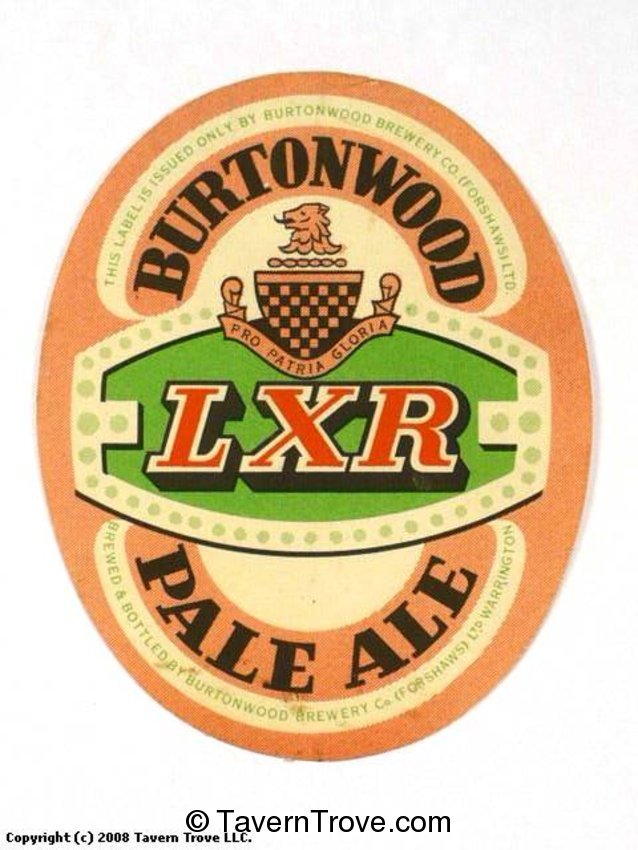 Burtonwood LXR Pale Ale