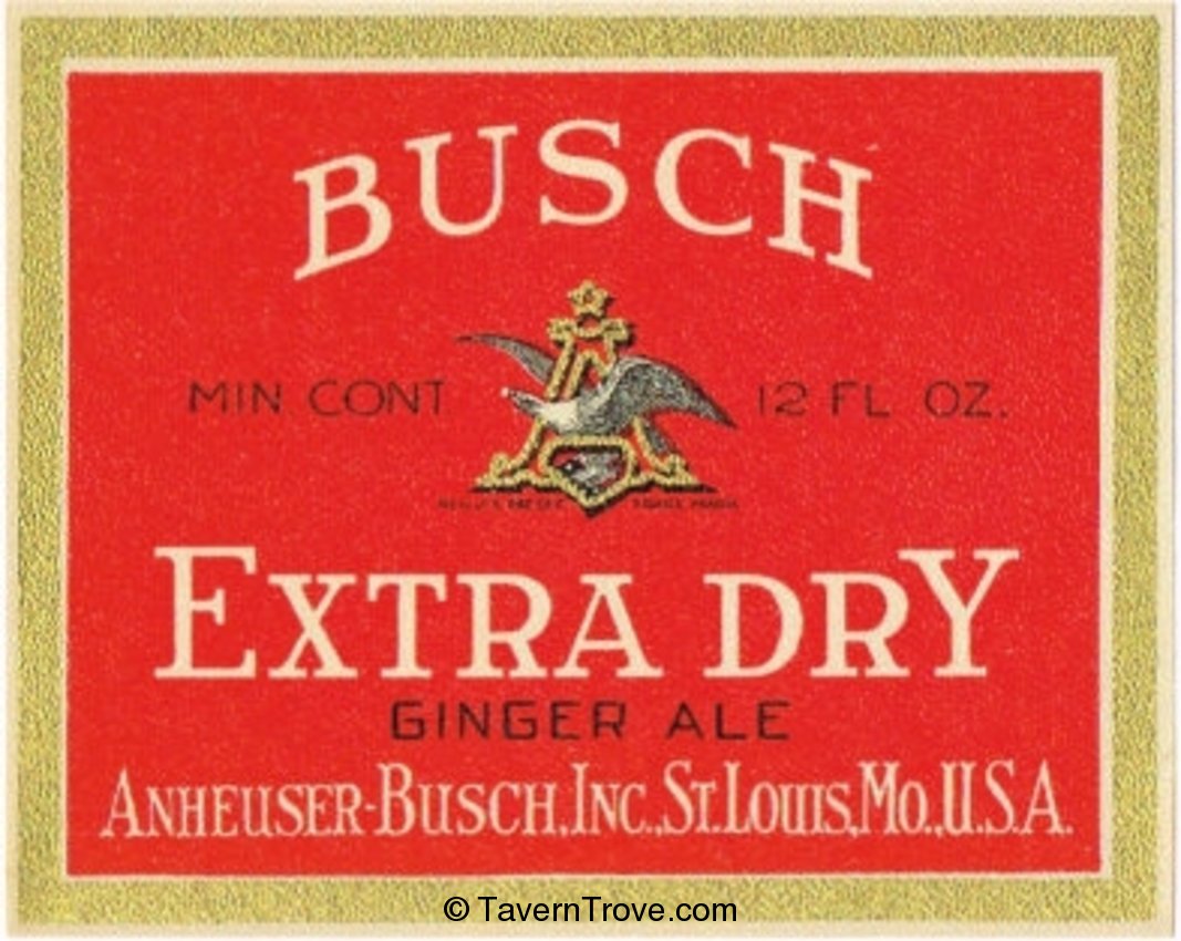Busch Extra Dry Ginger Ale