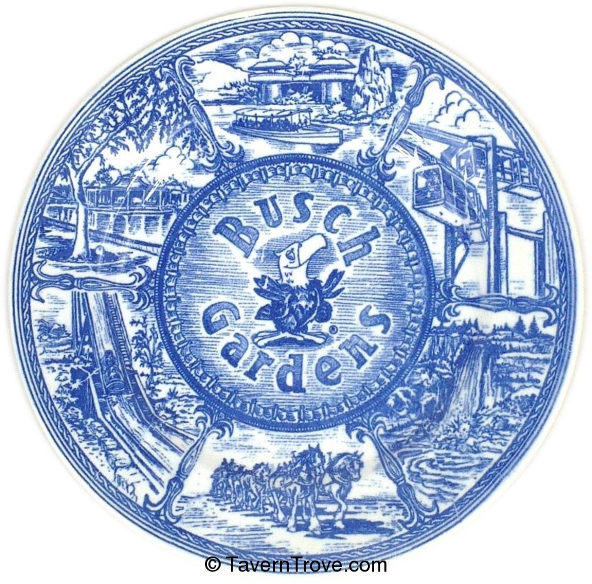 Busch Gardens collector plate