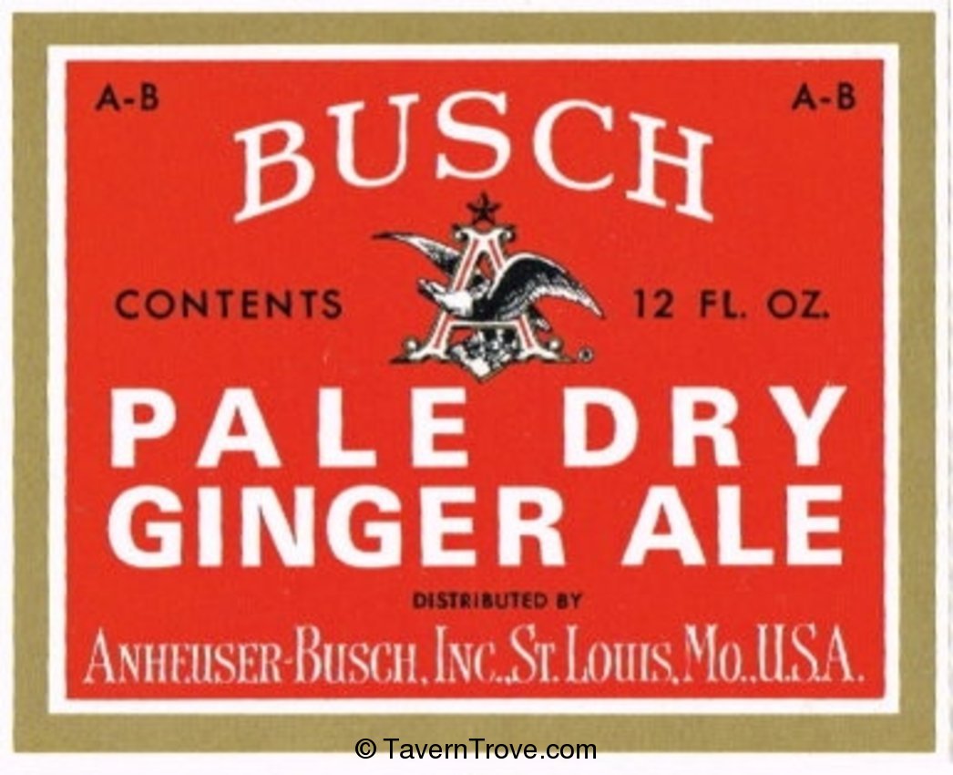 Busch Pale Dry Ginger Ale