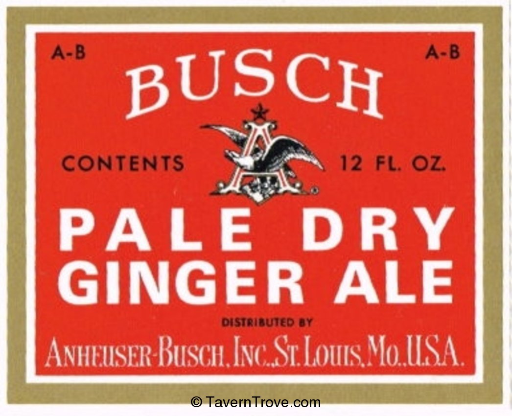 Busch Pale Dry Ginger Ale