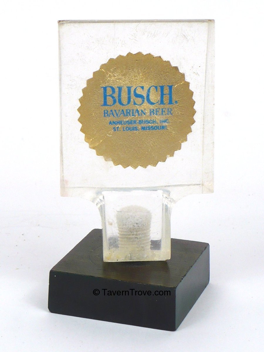 Item 93022 1967 Busch Bavarian Beer Acrylic Tap Handle