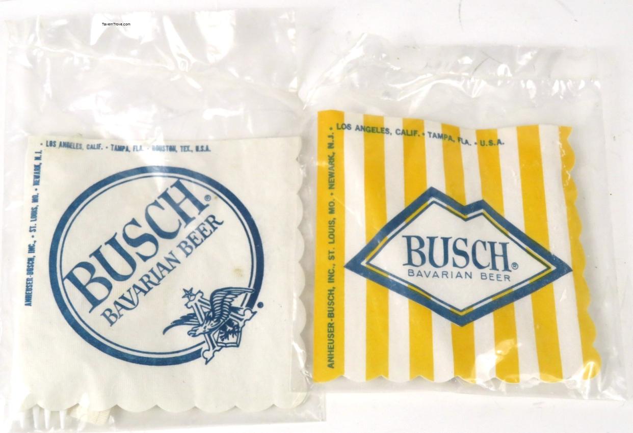 Busch Bavarian Beer Napkin set Lot