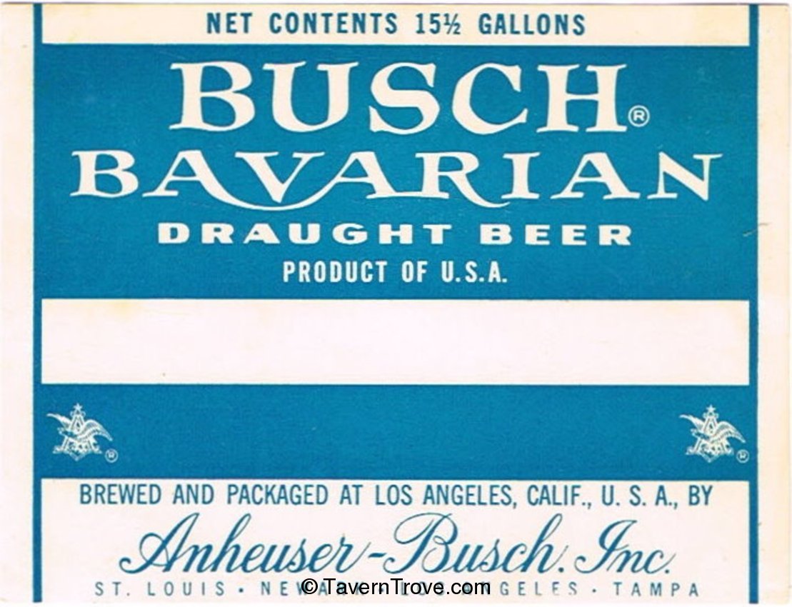 Busch Bavarian Draught Beer