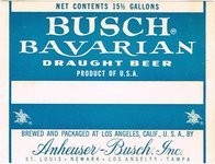 Busch Bavarian Draught Beer