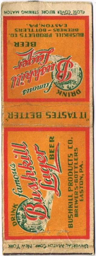 Bushkill Lager Beer Dupe