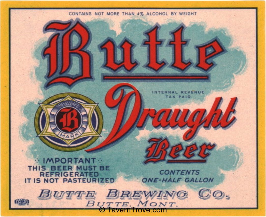 Butte Draught Beer