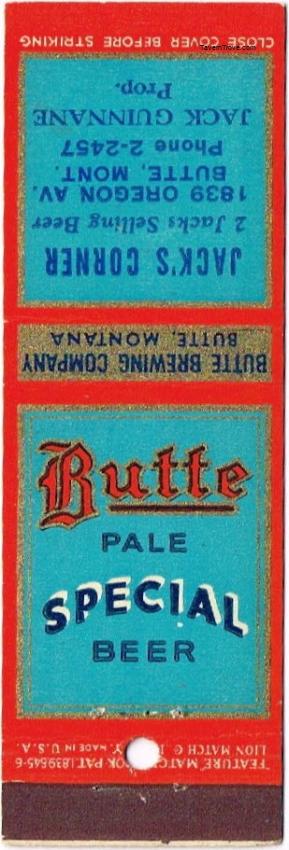 Butte Pale Special Beer