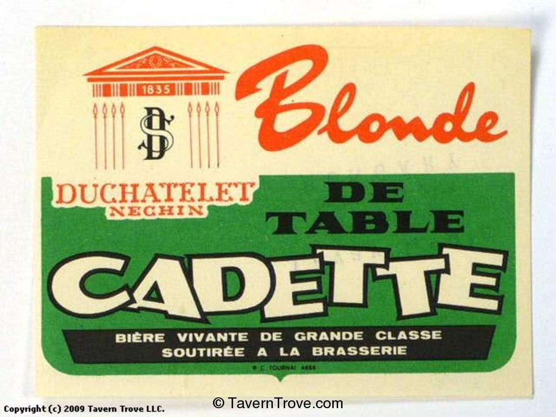 Cadette Blonde De Table