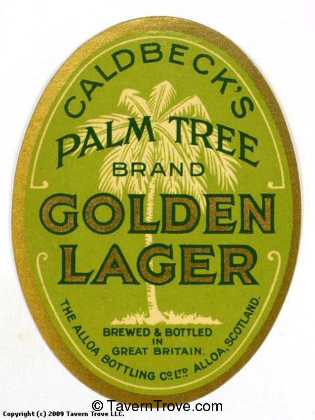 Caldbeck's Palm Tree Golden Lager